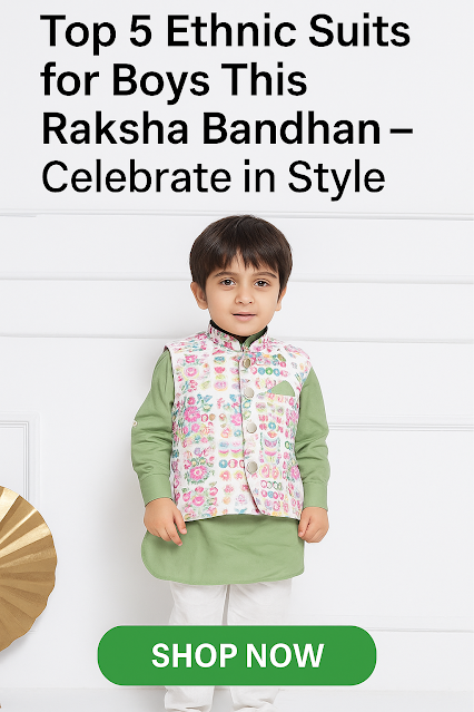 Ethnic Suit for Boys - Perfect Raksha Bandhan Outfit