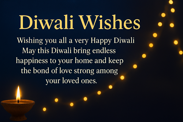 A beautiful Diwali banner with a glowing diya, blue luxury background, and warm golden light, featuring festive wishes from Velluxie World.