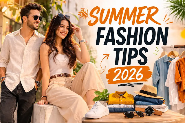 Summer Fashion Tips 2026 – गर्मियों में स्टाइलिश दिखने के आसान तरीके गर्मी के लिए स्टाइलिश कपड़े और समर फैशन टिप्स 2026